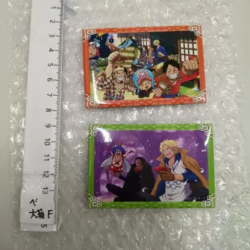 ONE PIECE 캔뱃지 2종 세트 루피 사보 상디 등