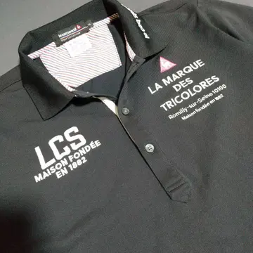 le coq sportif 골프 피케 셔츠 블랙