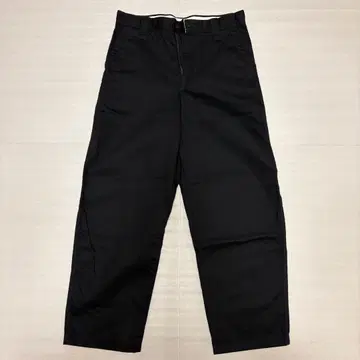 UNIQLO U 와이드 핏 치노 W76cm 사이즈 블랙 유니클로