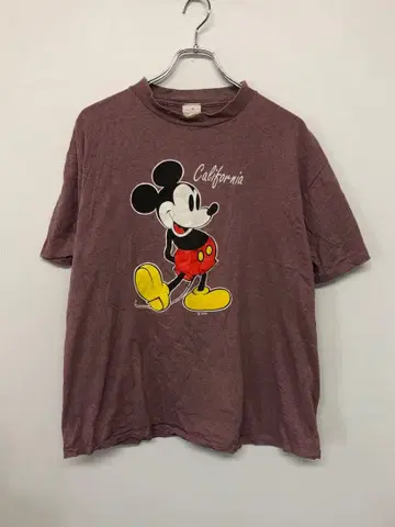 8-90년대 Velva Sheen Disney Mickey T셔츠 L