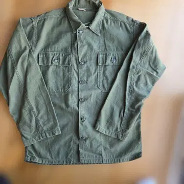60s US ARMY OG-107 유틸리티 셔츠 S 1st 통소매