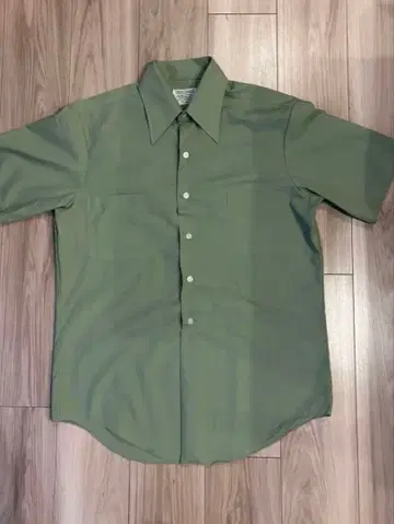 [70s] JCPenney PENN-PREST 반팔 셔츠 그린 M