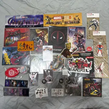 MARVEL 굿즈 묶음 판매 스티커 마스킹 테이프
