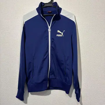 PUMA 푸마 저지 트랙 자켓 네이비 화이트