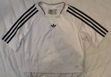 새상품급 adidas 반팔 T셔츠 화이트 3 스트라이프
