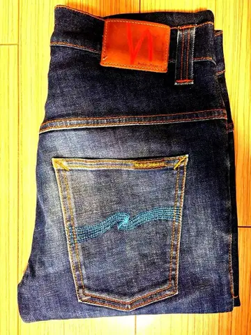 다크 네이비! 누디진 TAPE TED DRY BLUE 31/32