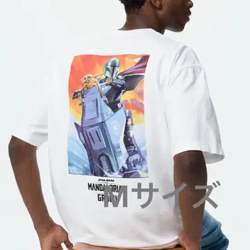 UNIQLO UT 만달로리안 그로구 티셔츠 M 사이즈
