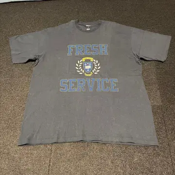 FreshService 칼리지 로고 T셔츠 M 사이즈