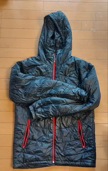 MIZUNO 미즈노 다운 자켓 블랙 레드