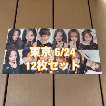 IVE LUCID 도쿄돔 6/24 특전 12장 세트 컴프 트레이딩 카드
