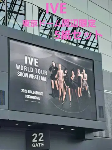 [ IVE ] 도쿄돔 주변 한정 5종 세트