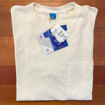 Good On S/S 크루 포켓 티 내추럴 XL