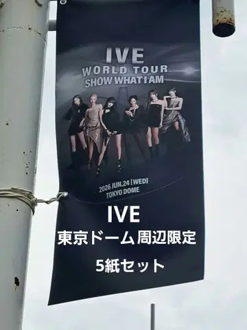 [ IVE ] 도쿄돔 주변 한정판 스포츠 신문 5종 세트