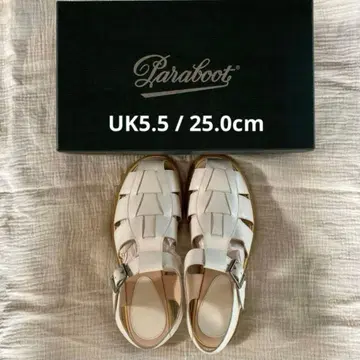 새상품급 파라부트 IBERIS 이베리스 구르카 샌들 UK5.5 25cm