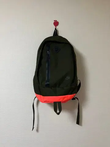 NIKE 백팩 카키 x 오렌지