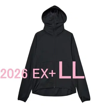 워크맨 여성용 쿨 UV 선셰이드 후드티 EX+ LL 블랙