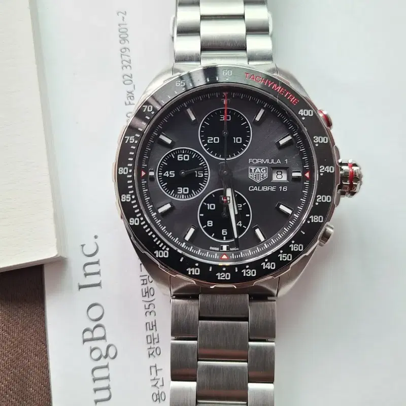 태그호이어 포뮬러1 칼리버16 크로노그래프 오토매틱 44mm