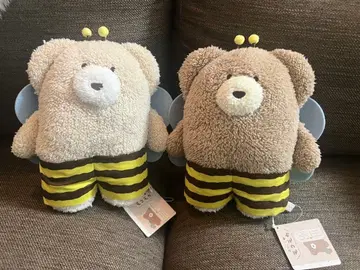 호코리 모카 벌꿀 봉제 인형 BIG 두 개 세트
