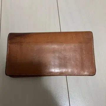 화이트하우스 콕스 장지갑 가죽 브라운