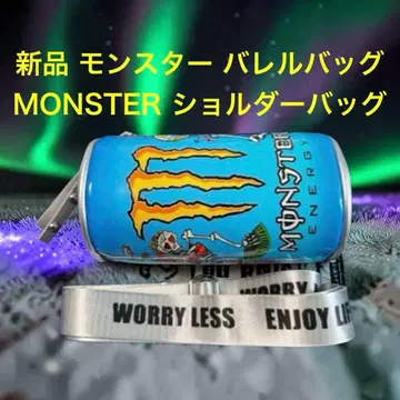 새상품 몬스터 에너지 MOMSTER 숄더백 블루 에디션
