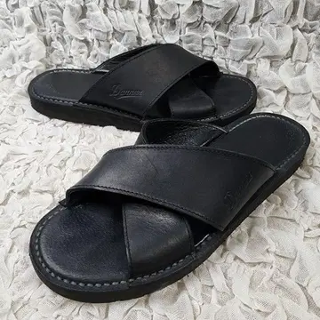 [ 26cm ] 대너 가죽 샌들 크로스 벨트 블랙