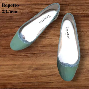 Repetto 레페토 발레 슈즈 23.5cm 에나멜 그린