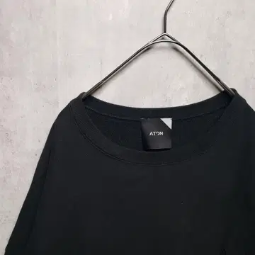 ATON GARMENT DYE URAKE SWEAT