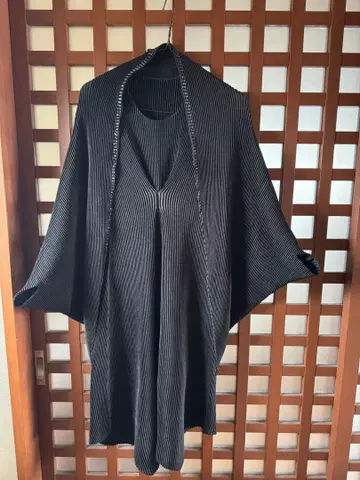 Specchio 플리츠 가공 원피스 볼레로 세트