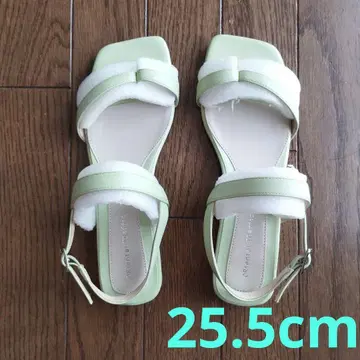 [새상품] ORiental TRaffic 샌들 라이트 그린 25.5cm