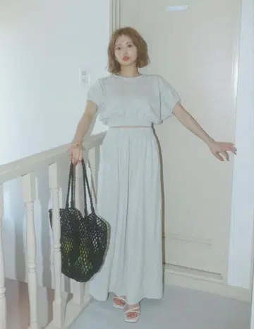 Muleau Cozy Cropped Top/Cozy Long Skirt