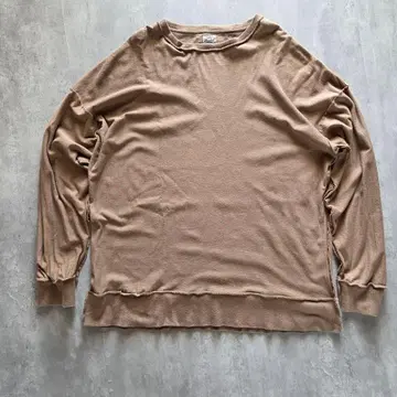 GOLD Heavy Suvin 크루 넥 인사이드 아웃