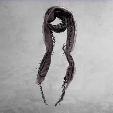 00년대 페어리 그런지 모리걸 레이스 스톨 퇴폐적인 폼폼 프린지
