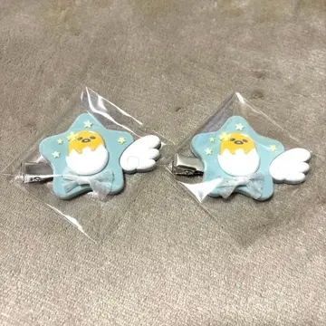 산리오 키라키라 위시 앞머리 헤어 클립 구데타마 2개 세트