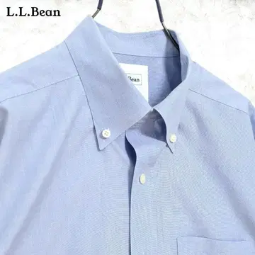 상급 새상품급 L.L.Bean 엘엘빈 브로드 페일 스카이블루 BD 반팔