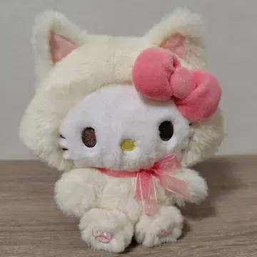 키티 봉제 인형 폭신 파스텔 냥코 헬로키티 인형옷