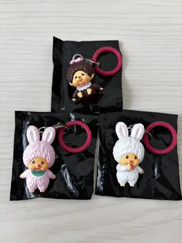 몬치치 메지루시 액세서리 가챠 캡슐 토이 3종 세트
