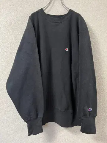 90s Champion 리버스 위브 블랙 L