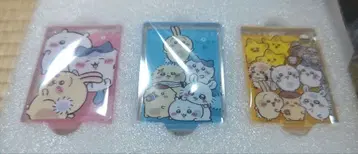 치이카와 (먼작귀) 장수풍뎅이 스퀴즈 아크릴 블록 3개 세트
