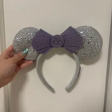 Disney 100주년 머리띠 실버