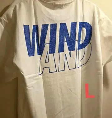 WIND AND SEA 티셔츠 화이트 블루