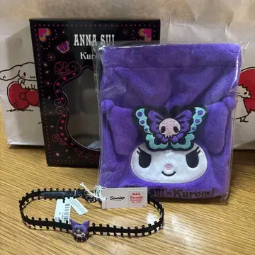 ANNA SUI x 쿠로미 안나수이 쿠로미 콜라보 초커 파우치