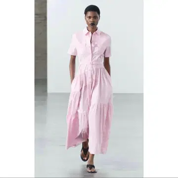 ZARA 자라 ZWCOLLECTION 포플린 셔츠 원피스