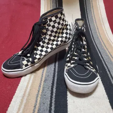 VANS Sk8-Hi DECON DX 체커 하이컷 스니커즈