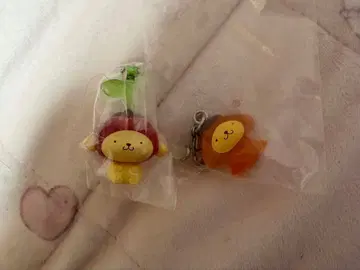 메지루시 액세서리 테루테루보즈 폼폼푸딩 체리 키링