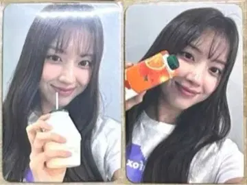 NMIXX 지우 AMND 사운드웨이브 럭키 드로우 트레이딩 카드 2장