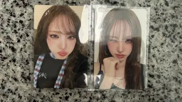 IVE 도쿄돔 회장 한정판 구매 혜택 트레이딩 카드 리즈 2종 세트