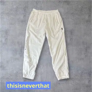 thisisneverthat 나일론 팬츠 화이트 화이트