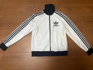 adidas 트랙 자켓 화이트 블랙