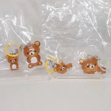 리락쿠마 4종 세트 리락쿠마 메지루시 마스코트 참