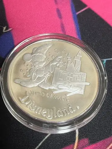 캘리포니아 디즈니 은화 35주년 순은 코인 기념 코인
